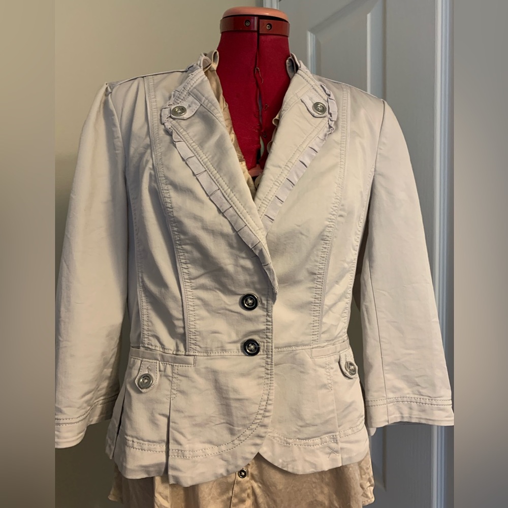 White House Black Market 3/4 Sleeve Jacket Size 10